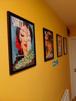 Upstairs hallway – wall art